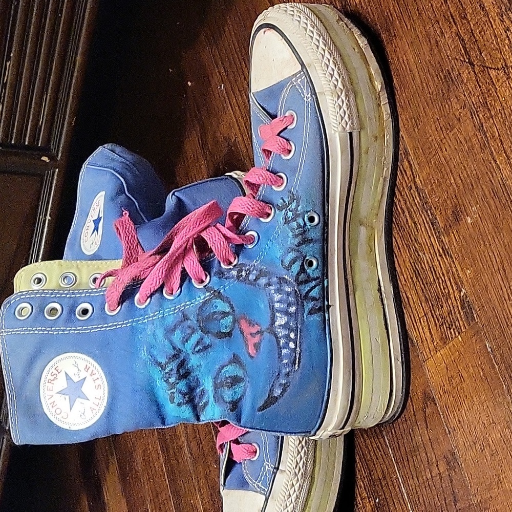 Converse Hand Painted - image 1